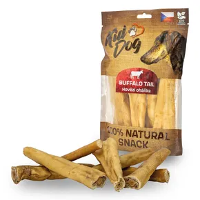 KIDDOG 100% Natural Snack, wołowa ogonówka naturalna ze skórą 12 cm / 200 g
