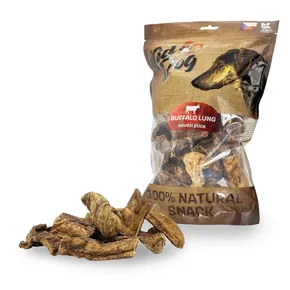 KIDDOG 100% Natural Snack, wołowe płuca 4-8 cm / 300 g