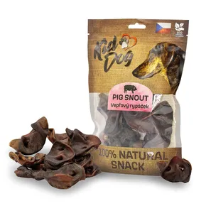 KIDDOG 100% Natural Snack, wieprzowa ryjówka 7 - 8 cm / 200 g