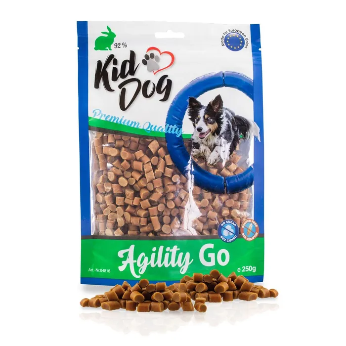 Główne zdjęcie produktu KIDDOG AGILITY GO mini kousky s králíkem 250 g