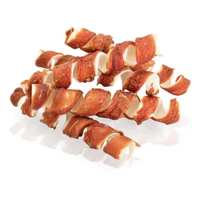 KIDDOG BUFFET SPRING kachní maso na buvolí kůži 16 cm/ 40-45 g [1ks]