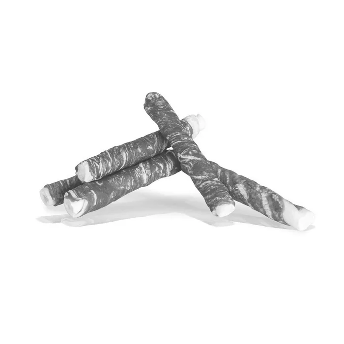 Główne zdjęcie produktu KIDDOG hovězí steak na buvolí tyčince - 16 mm/13 cm 250 g (8 ks/bal.)