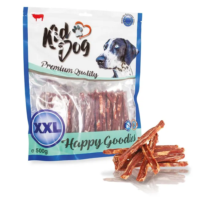 Główne zdjęcie produktu KIDDOG hovězí steak v proužku 500 g