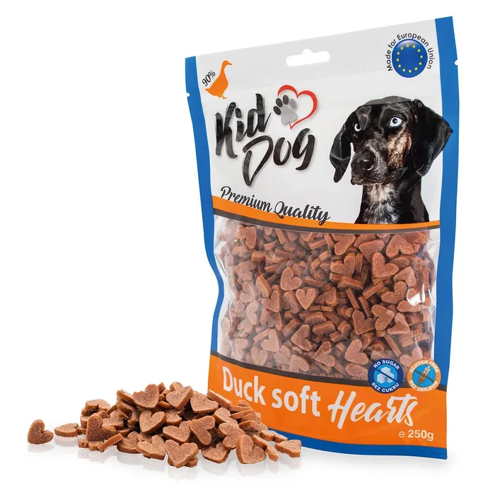 Główne zdjęcie produktu KIDDOG kachní lupínky, čerstvé masíčko 250 g