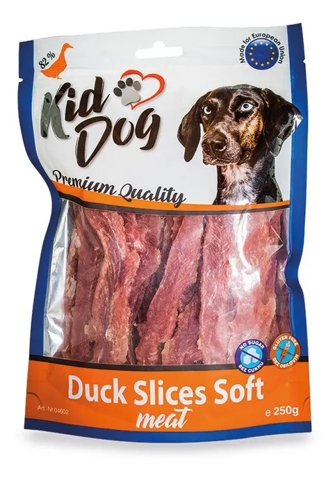 Główne zdjęcie produktu KIDDOG kachní plátek, měkké masíčko 250 g