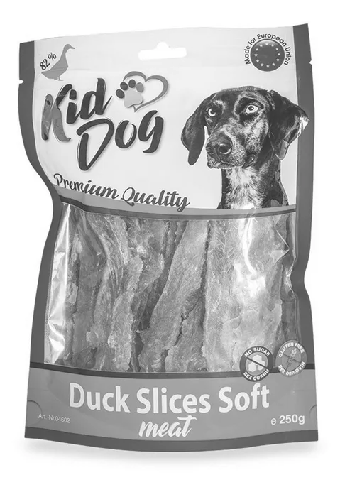 Główne zdjęcie produktu KIDDOG kachní plátek, měkké masíčko 250 g