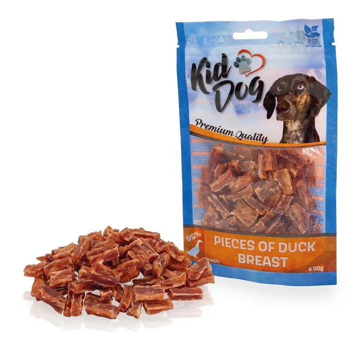 Główne zdjęcie produktu KIDDOG kachní prsa kousky 80 g