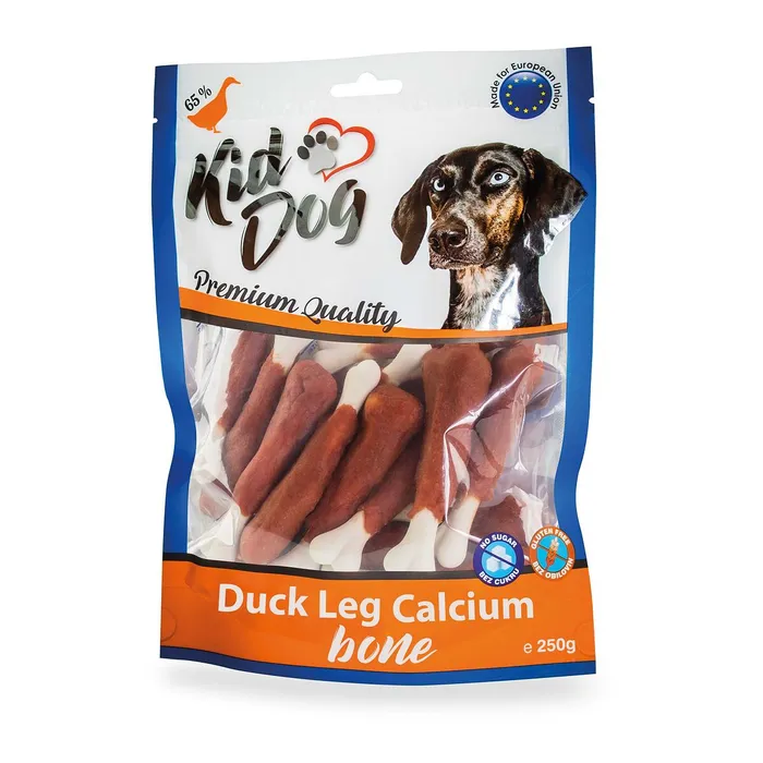 Główne zdjęcie produktu KIDDOG kachní stehýnko s kalciovou kostičkou 250 g