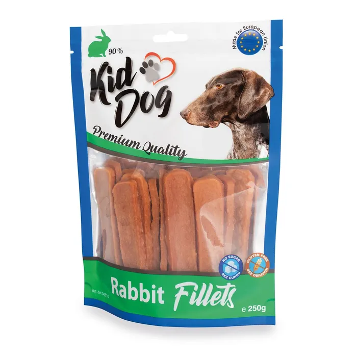 Główne zdjęcie produktu KIDDOG králičí filetované masíčko 250 g