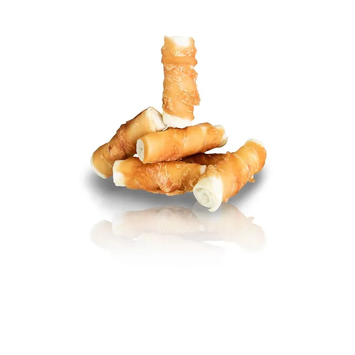 Główne zdjęcie produktu KIDDOG kuřecí masíčko na buvolím špalíčku - 20 mm/8 cm 250 g