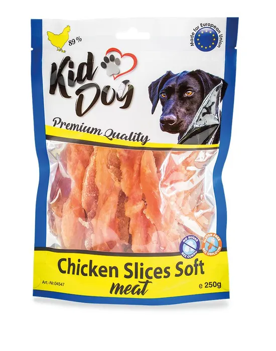 Główne zdjęcie produktu KIDDOG kuřecí plátek, měkké masíčko 250 g