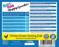 Następne zdjęcie produktu KIDDOG pierś z kurczaka (lizak) na paluszku bawolym 500 g