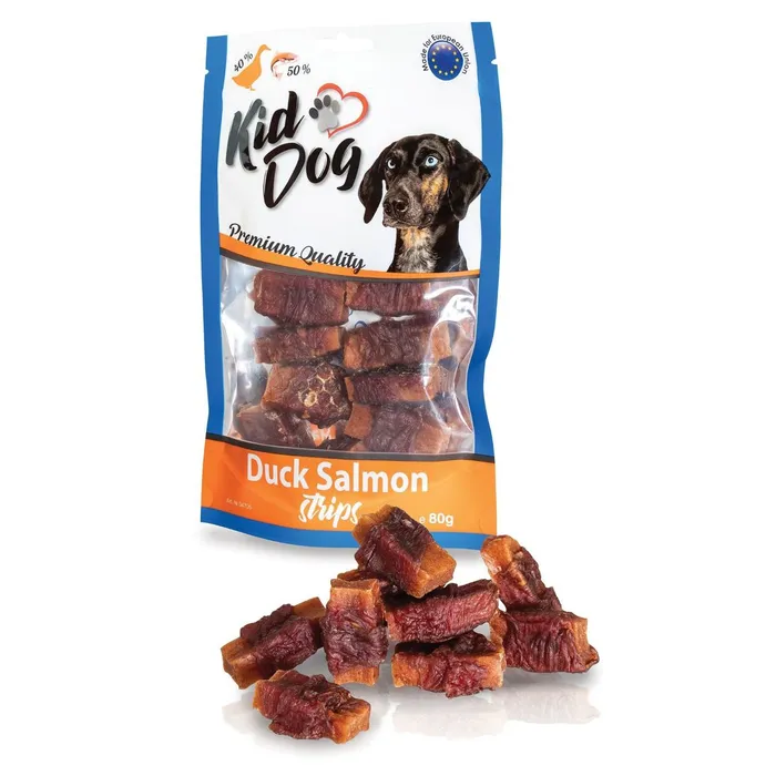 Główne zdjęcie produktu KIDDOG losos obalený kachním masíčkem 80 g