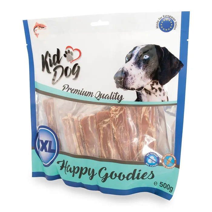 Główne zdjęcie produktu KIDDOG lososový steak v proužku 500 g