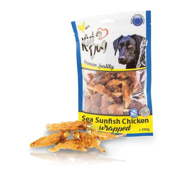 Główne zdjęcie produktu KIDDOG mořské sluneční rybičky obalené kuřecím masíčkem 250 g