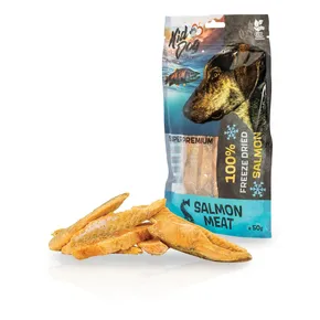 KIDDOG SUPER PREMIUM 100% łosoś - kawałki czystego mięsa z łososia liofilizowane 50 g
