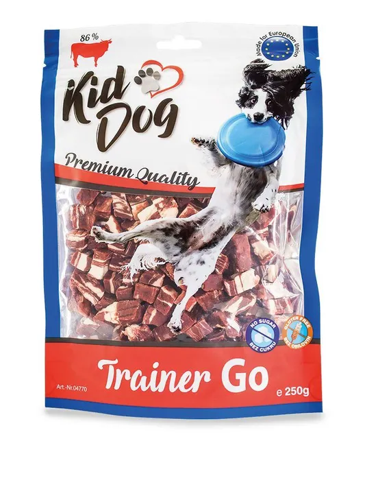 Główne zdjęcie produktu KIDDOG TRAINER GO mini hovězí kostičky 250 g