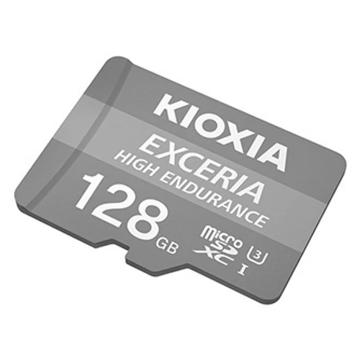 Główne zdjęcie produktu Kioxia Paměťová karta Exceria High Endurance (M303E), 128GB, microSDXC, LMHE1G128GG2, UH