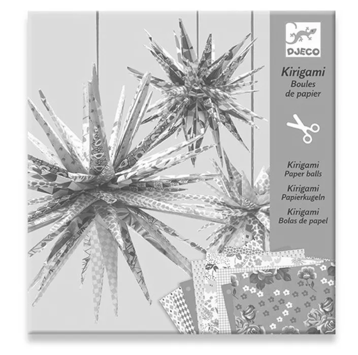 Główne zdjęcie produktu Kirigami Djeco - Papírové hvězdy
