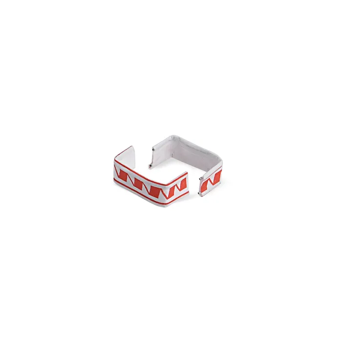 Główne zdjęcie produktu Klipovací pásek (PAP/FE) červeno/bílý 33 x 8 mm [1000 ks]