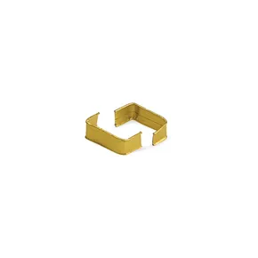 Zamknięcia clipband (PAP/FE) złota 33 x 8 mm [1000 szt]