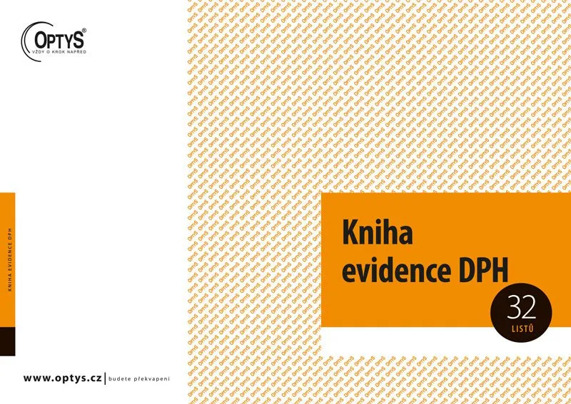 Główne zdjęcie produktu Kniha evidence DPH, A4, 32 listů 1019