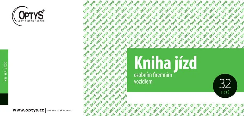Główne zdjęcie produktu Kniha jízd firemního vozidla, 21 x 10 cm 1171