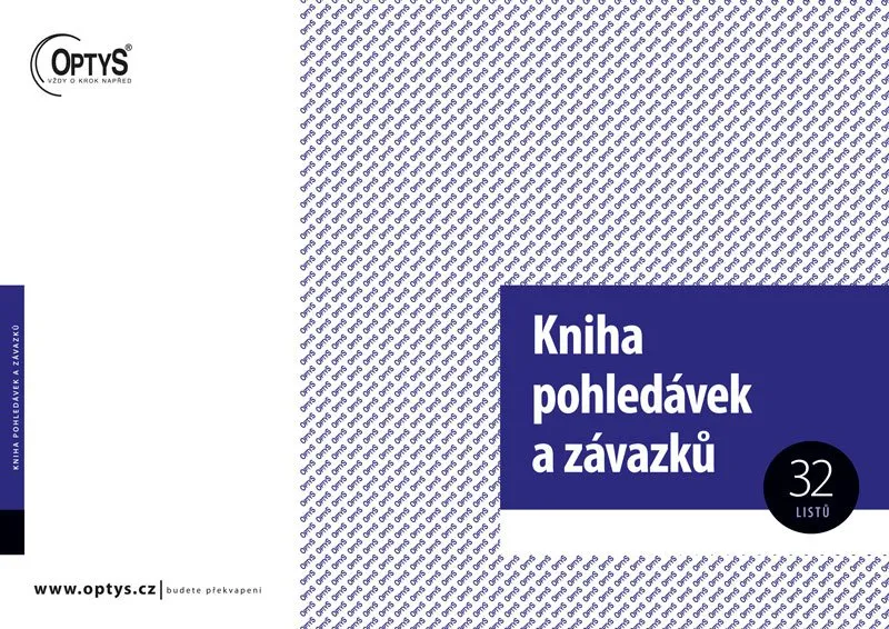Główne zdjęcie produktu Kniha pohledávek a závazků A4 1008