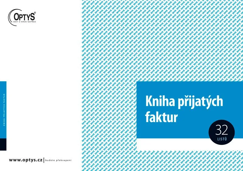 Główne zdjęcie produktu Kniha přijatých faktur A4 1009