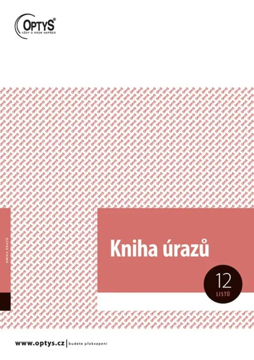 Główne zdjęcie produktu Kniha úrazů A4 1229