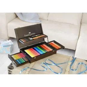 Kolekcja Art Drewniane pudełko 126 szt. i akcesoria Faber Castell 110086