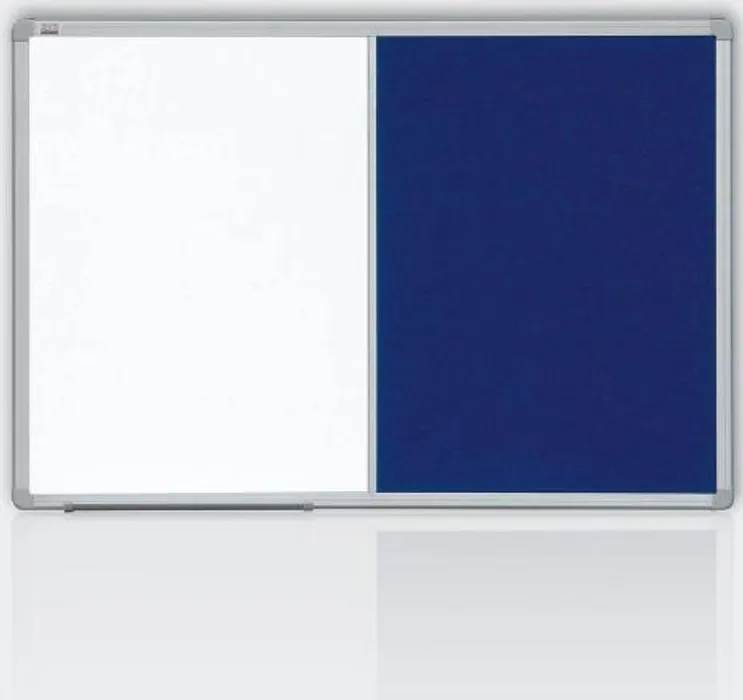 Główne zdjęcie produktu Kombinovaná tabule 60x90 filc modrý/magnet., rám ALU23