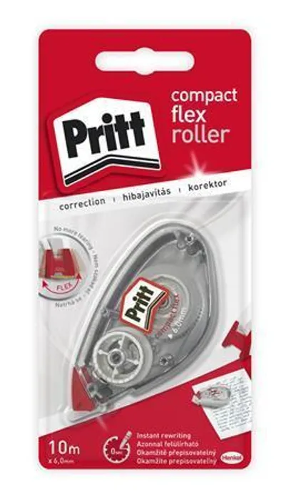 Główne zdjęcie produktu Korekční páska "Pritt Compact Roller", 6 mm x 10 m, HENKEL