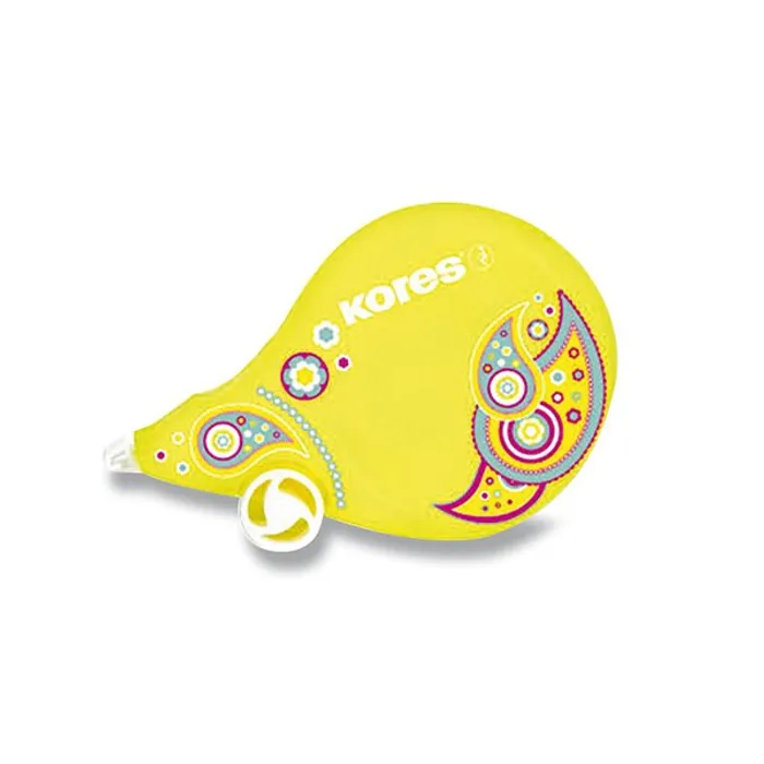 Główne zdjęcie produktu Korekční strojek Kores Scooter Paisley 4,2 mm × 8 m – suchý korekční roller (mix motivů)
