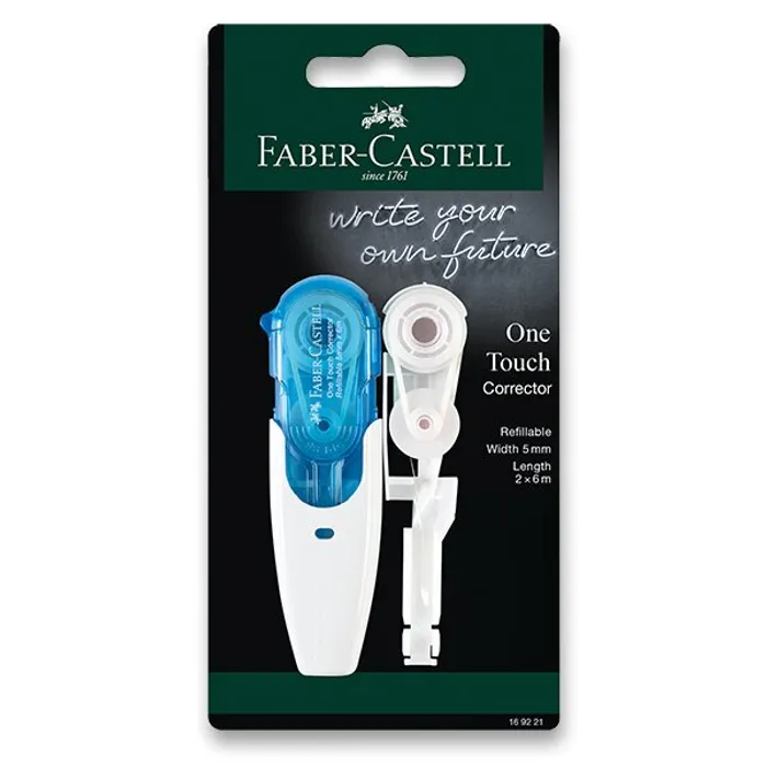 Główne zdjęcie produktu Korekční strojek Faber Castell One touch 5 mm x 6 m