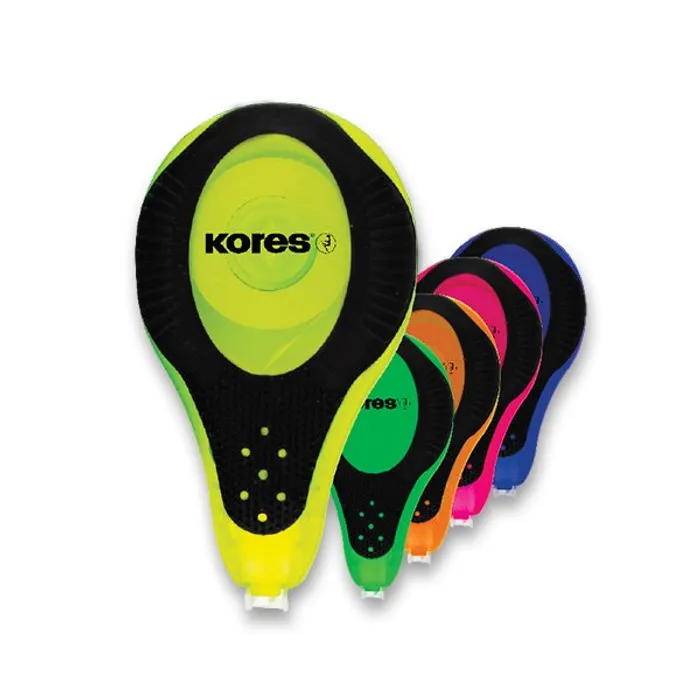 Główne zdjęcie produktu Korekční strojek Kores 2 Way Neon 4,2 mm x 8 m