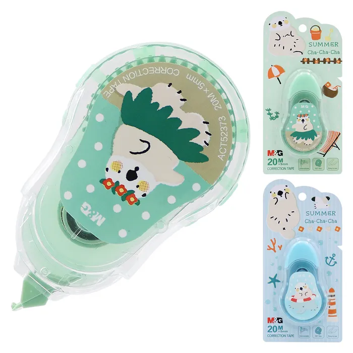 Główne zdjęcie produktu Korektor páska M&G Summer Cha-Cha-Cha /5 mm x 20 m/ mix