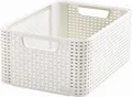 Koszyk sztuczny rattan, 18 l, kremowy, CURVER