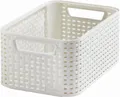 Koszyk sztuczny rattan, 7 l, kremowy, CURVER