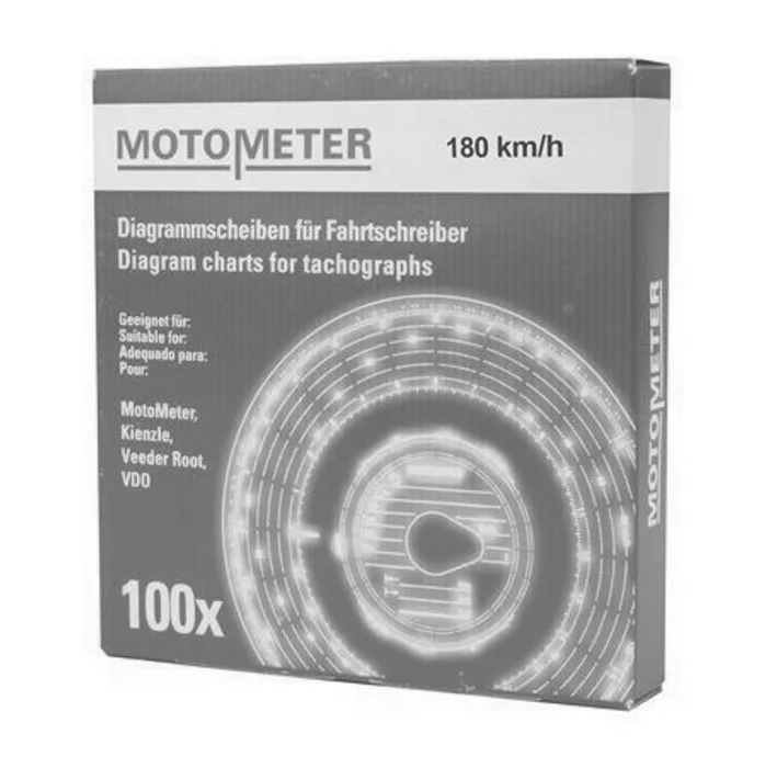 Główne zdjęcie produktu Kotouč do tachografu, 180 km/h
