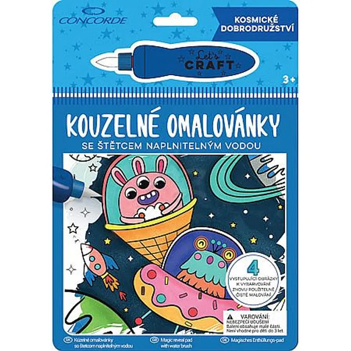 Główne zdjęcie produktu Kouzelné omalovánky CONCORDE, Kosmické dobrodružství