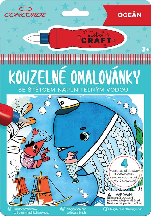 Główne zdjęcie produktu Kouzelné omalovánky CONCORDE, Oceán
