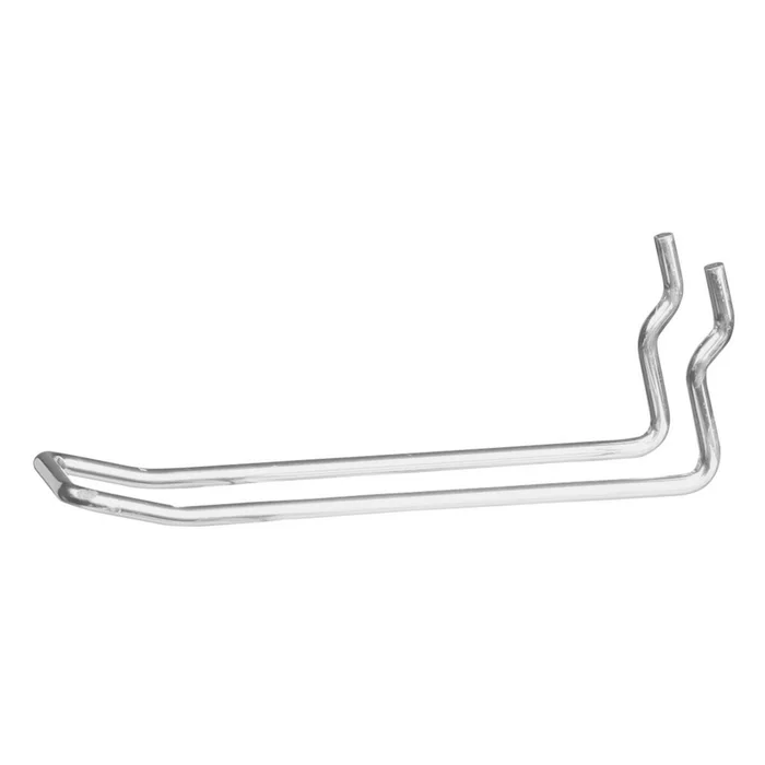 Główne zdjęcie produktu Kovový háček, dvojitý, 10cm , stříbrná