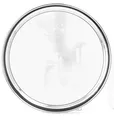 Następne zdjęcie produktu Taca metalowa, okrągła, chrom, 29 cm