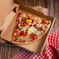 Następne zdjęcie produktu Pudełko na pizzę (z tektury falistej) kraft 24 x 24 x 4 cm [100 szt]