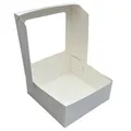 Pudeko deserowe z okienkiem 22 x 22 x 9 cm biae [50 szt.]