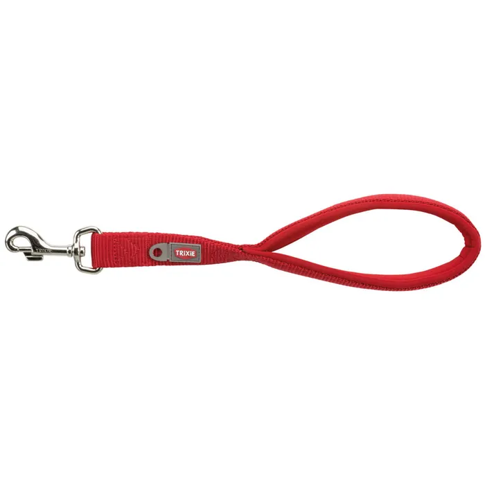 Główne zdjęcie produktu Krátké vodítko PREMIUM, M-XL: 37 cm/25 mm, červená