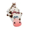 Następne zdjęcie produktu Kravička ležící, 30 cm, plyšová hračka pro psy, HIPHOP DOG, strakatá