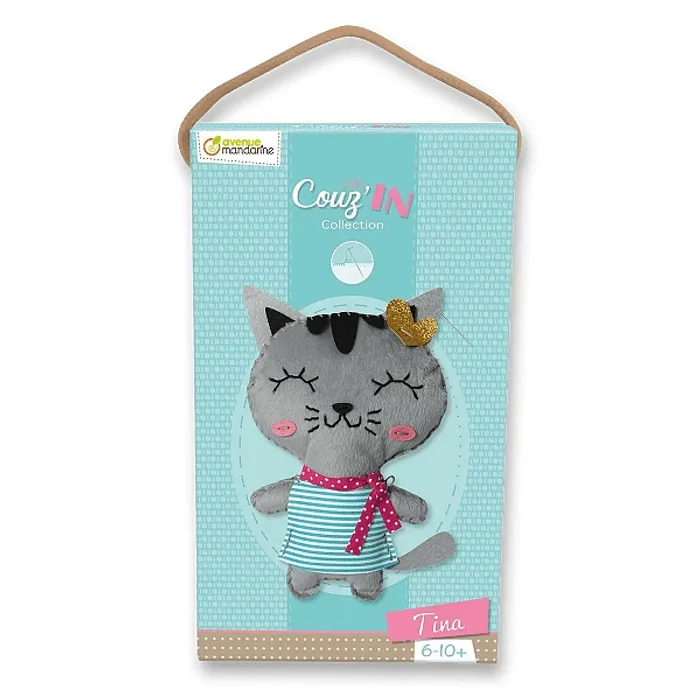 Główne zdjęcie produktu Kreativní sada Avenue Mandarine Dětské šití kočička Tina