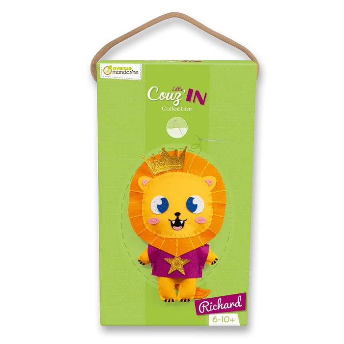 Główne zdjęcie produktu Kreativní sada Avenue Mandarine Dětské šití lev Richard